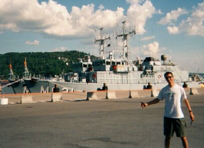 Luke with the BNS Lobelia in Oslo
